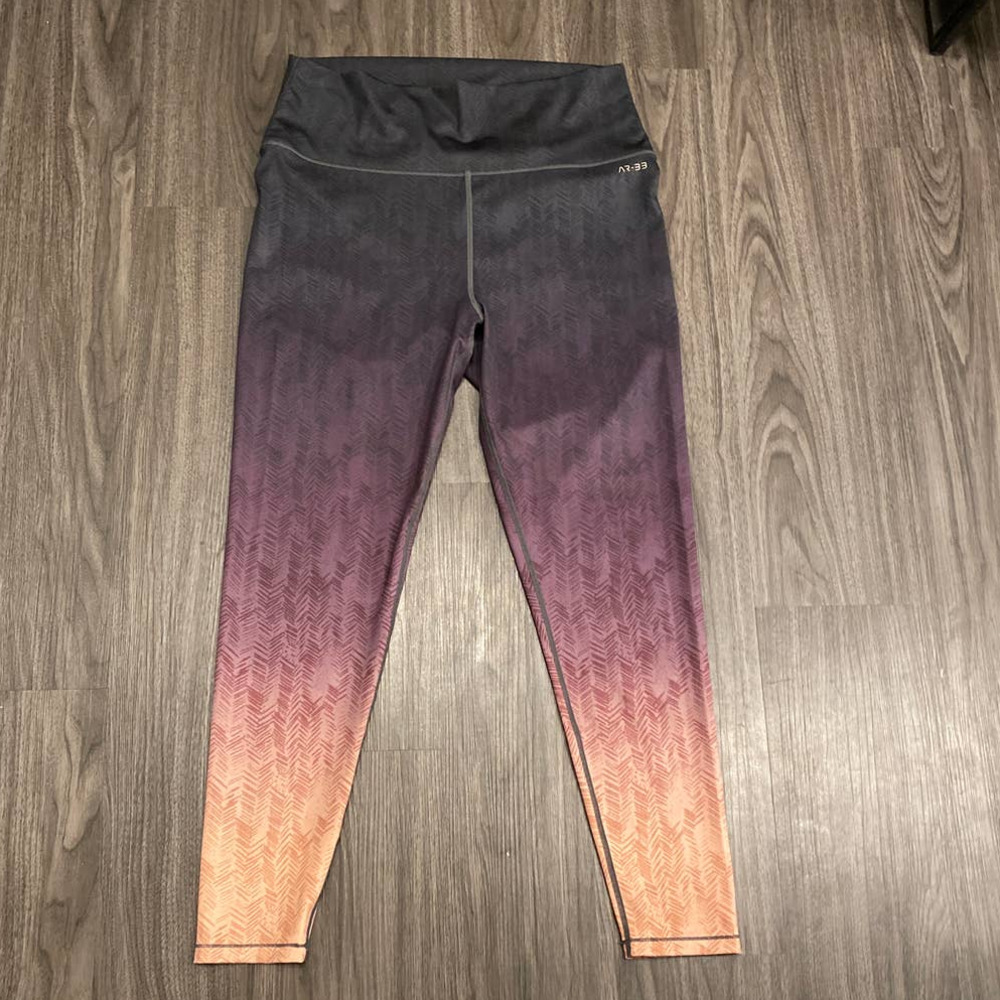AR-33 Alpha High Leggings Gray Purple Ombré